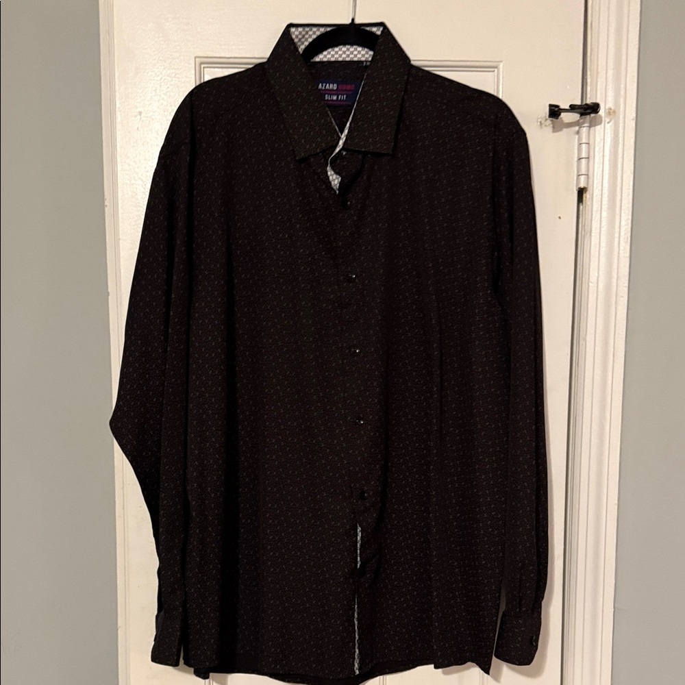 Azeri Uomo Dark Button Down Shirt